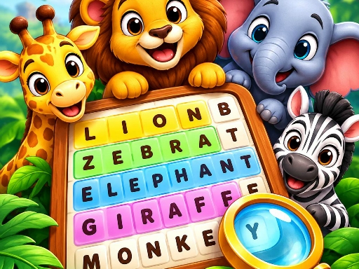 Wortsuche: Tiere spielen