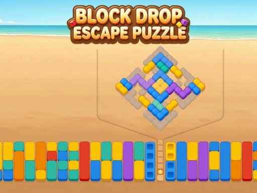 Play Block Drop Escape Puzzle