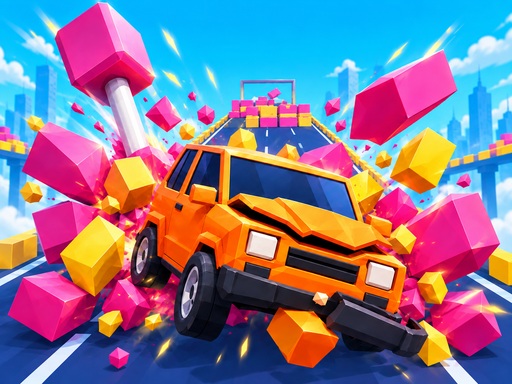 Play Car Smash Obby 3D