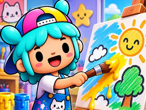 Play Toca Coloring Book